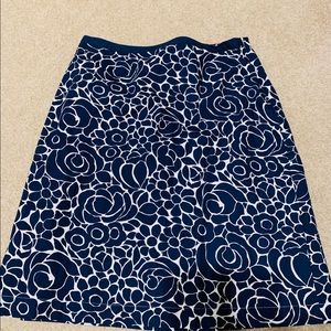 Bright summer skirt. A-line with side zipper.